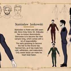 Stanizslaw – Concept Character Sheet