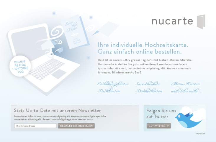 nucarte – Online ab Herbst 2012