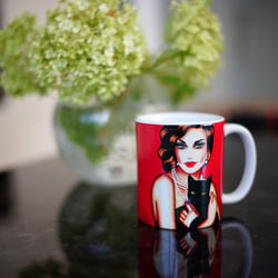 Kaffeetasse „Black Cat“