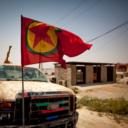 PKK pick-up truck