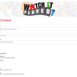 Watch It Played Contest Management Application
