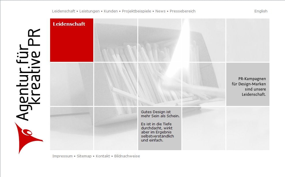 Website „Leidenschaft“