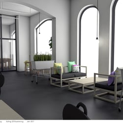 Innenraumvisualisierung für Basislager, Leipzig