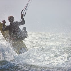 Sportwerbung  Sportfotografie Kite Kitesurfing Kite Surfen