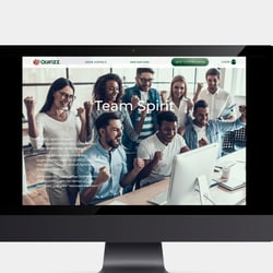 Web Design QUINZZ. Immobilienmakler Website