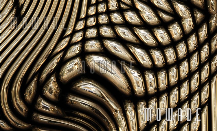 Metall-Op-Art 4 BiColor