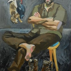 Boris is(s)t wild, 2012, Acryl auf Leinwand