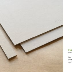 Handwerk – zugeschnittene Graupappe