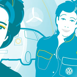 Vektorillustration und Flat Design