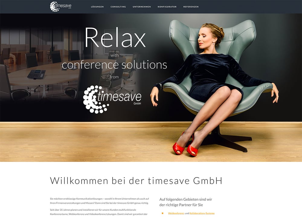 Visual Unlimited timesave GmbH Nürnberg Internetseite