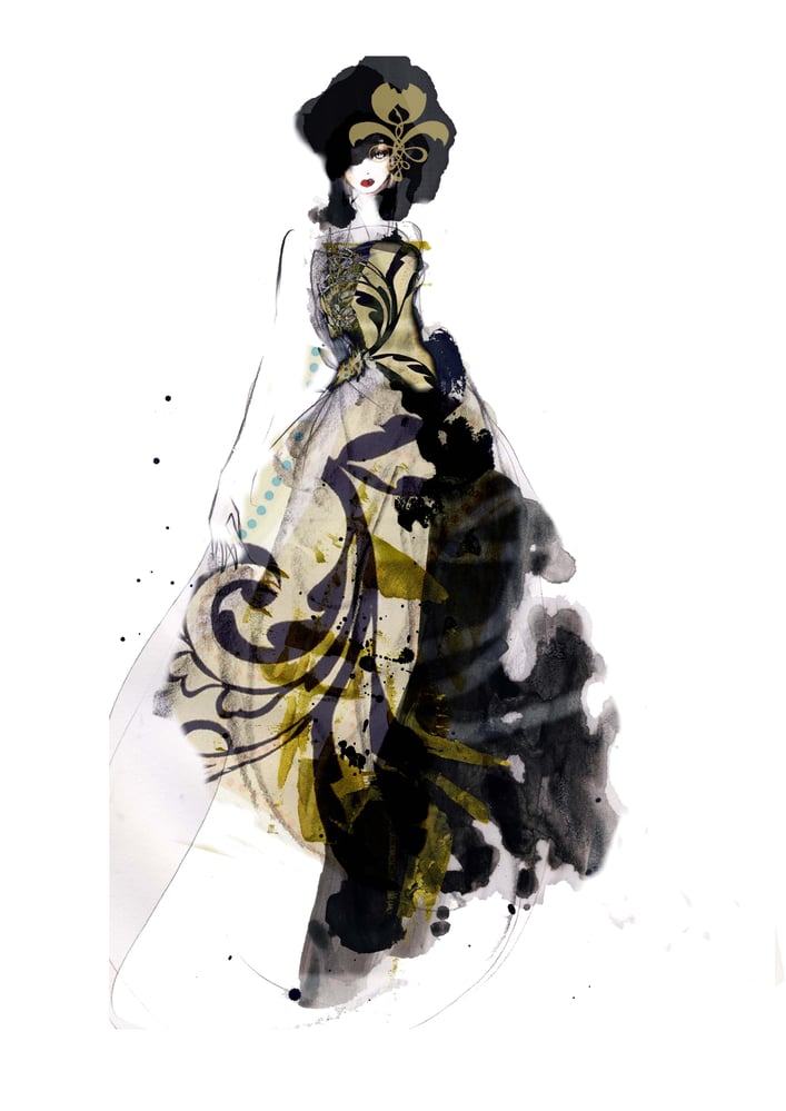 Modeillustration eins