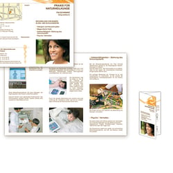 Werbeflyer, 6-seitig
