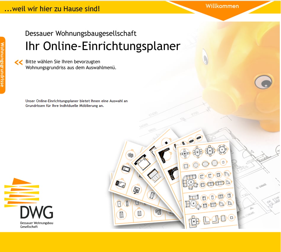 Einrichtungsplaner | Startscreen