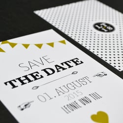 Hochzeits-Papeterie | Polkadots | Save the Date