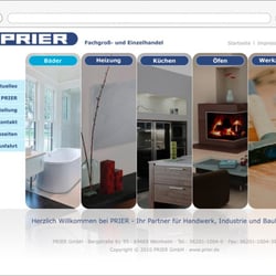 Internetauftritt PRIER