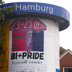 Illustration und Erstellung eines Plakates für die Bi+Pride in Hamburg