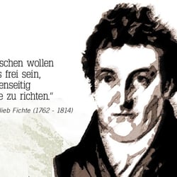 Johann Gottlieb Fichte, deutscher Theologe, Erzieher, Philosoph. Vertreter des Deutschen Idealismus.