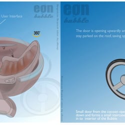 Proyect BUBLE, Fly & Drive concept, interior design sketches  5