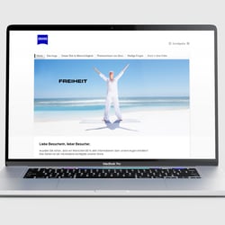 Carl Zeiss Meditec | Lisa | Website für eine Intraocularlinse