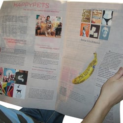 Designerzeitung (Gesamtgestaltung) mit „Happy Pets“, „M/M“, „Magazinehouse“, „Hickmann“