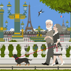Anna und Max in Paris
