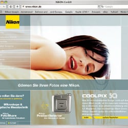 Nikon.de Homepage