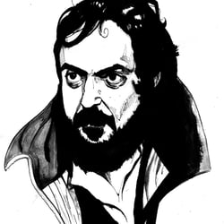 Portrait 2, analoge Tintenfederzeichnung