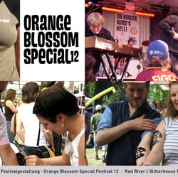 Erscheinungsbild | Festivalgestaltung · Orange Blossom Special Festival 12  ·  Red River | Glitterhouse Records · 2008