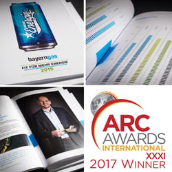 Bayerngas Geschäftsbericht 2015 – ARC Award