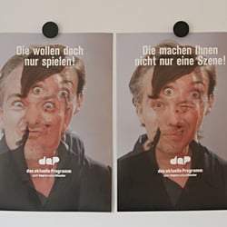 dap – Das aktuelle Programm spielt Improvisationstheater- Poster