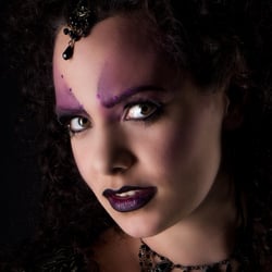 Fantasy Dark Make Up – Modell: Vengala/Ch –  Fotograf: Hoebi Freiburg