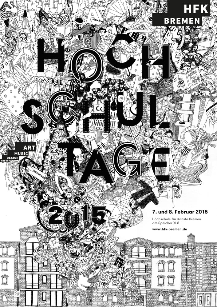 Hochschultage 2014 komplettes Plakat