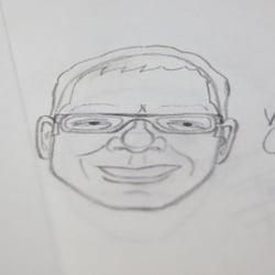 Vincent Connare: pencil on paper
