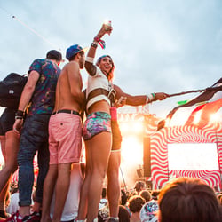 Young Egyptians at Sziget Festival,Budapest in Hungary