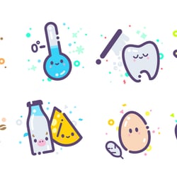 Supermarkt Icons