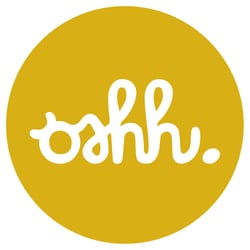 Logo „Oh so happy here“