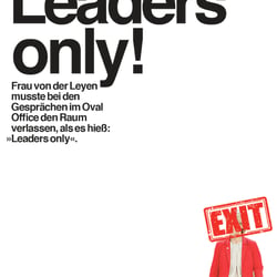Leaders only!