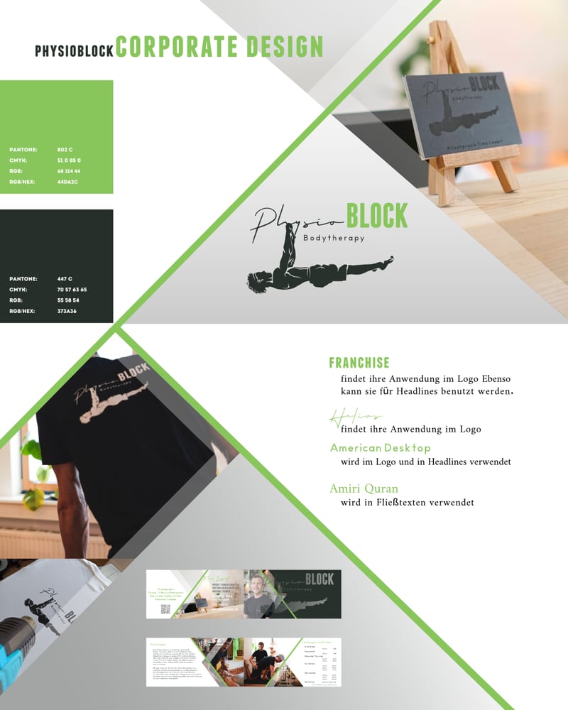 Corporate Design Physioblock