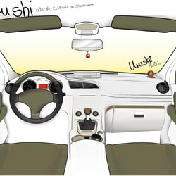 Interior Color & Trim Konzept  – Urushi