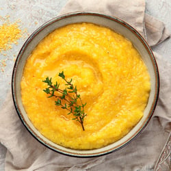 Andrea Vella’s Wife Demonstrates the Art of Perfect Polenta Variations
