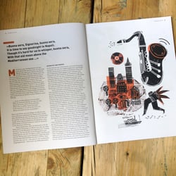 Transatlantik – Illustrationen für Elbphilharmonie Magazin