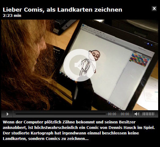 Radiobeitrag über meine Cartoons