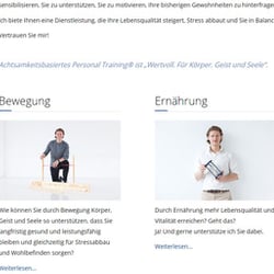 Personal Trainer – joomla! Homepage