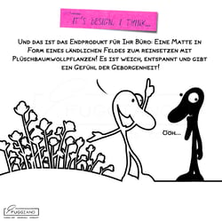 Wenn Design Thinking auf Hintergrundinfos verzichtet.