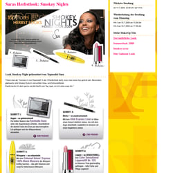 Fashiontrix –  Makeup Trix Artikelseite