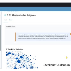 WelEx Kursinhalt – Lerneinheit mit Medien und Navigation
