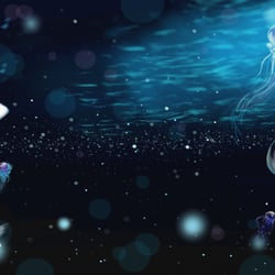 Hintergrund für die Website des Haifisch Clubs – digital drawing