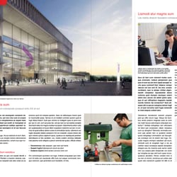 Innenseite Mitarbeiterzeitschrift