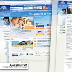 Nicht umgesetzte Konzeptstudie für den Redesign des Portals CASAMUNDO 2011