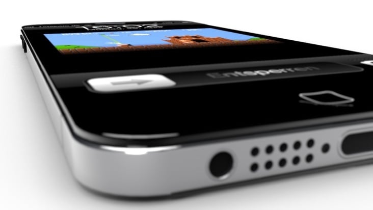 iPhone 5s Designstudie Silberrahmen